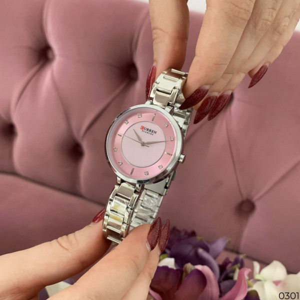 Curren 9051 Silver-Pink, 1008-0301, Curren