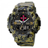 Skmei 1818CMGR Tactic UA + Коробка Camo