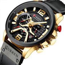 Curren 8329 Black-Gold