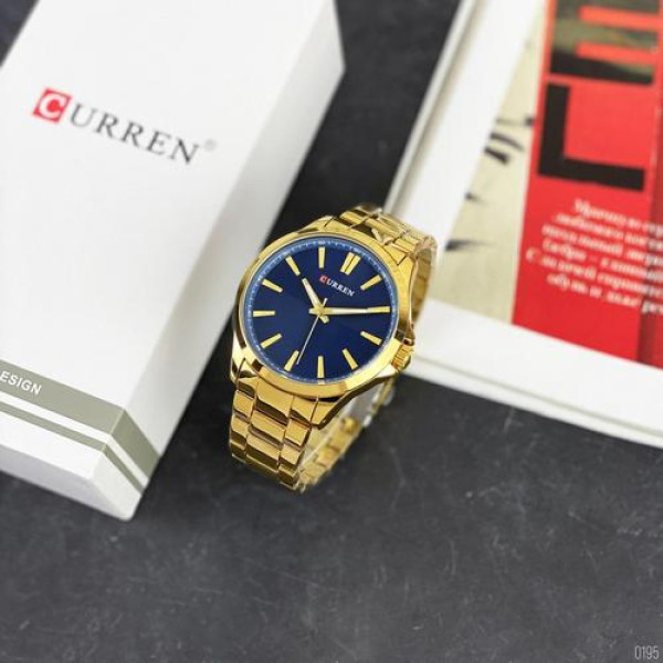 Curren 8322 Gold-Blue, 1008-0195, Curren
