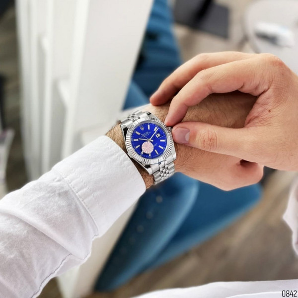 Rolex Datejust AAA Silver-Blue