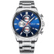 Curren 8368 Silver-Blue-Silver, 1008-0306, Curren