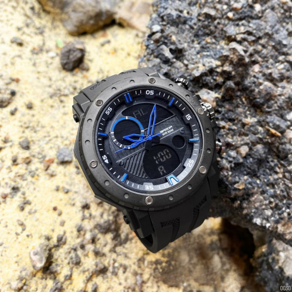 Sanda 6012 Black-Blue
