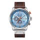 Curren 8291 Silver-Blue, 1008-0187, Curren