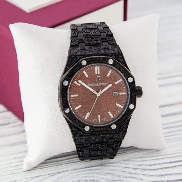 Audemars Piguet Royal Oak Quartz Black-Brown Skull