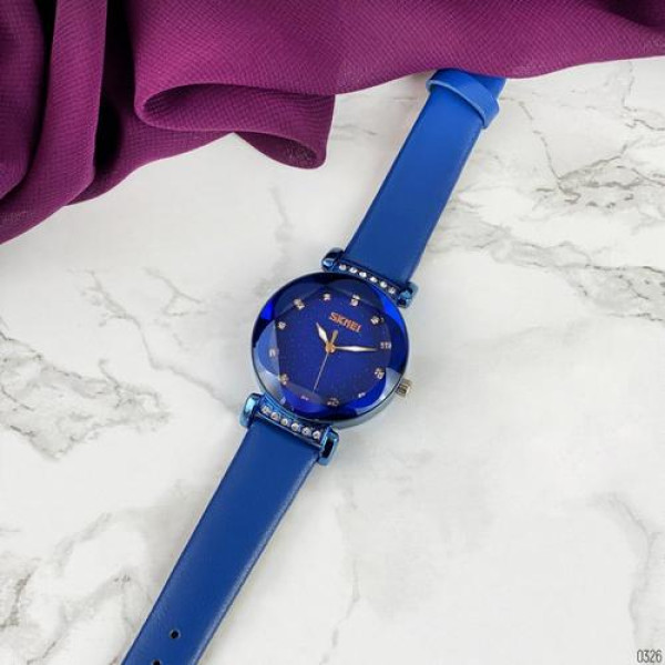 Наручний годинник Skmei 9188 Blue Leather, 1080-0326, Skmei