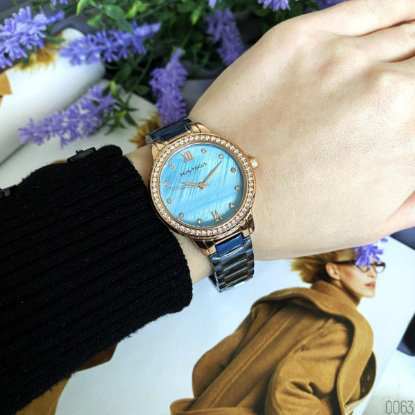Наручний годинник Mini Focus MF0226L.04 Blue-Gold Diamonds, 1095-0063, Mini Focus