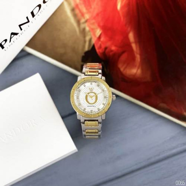 Наручний годинник Pandora 6301 Z Diamonds Silver-Gold-Silver, 1036-0065, Pandora
