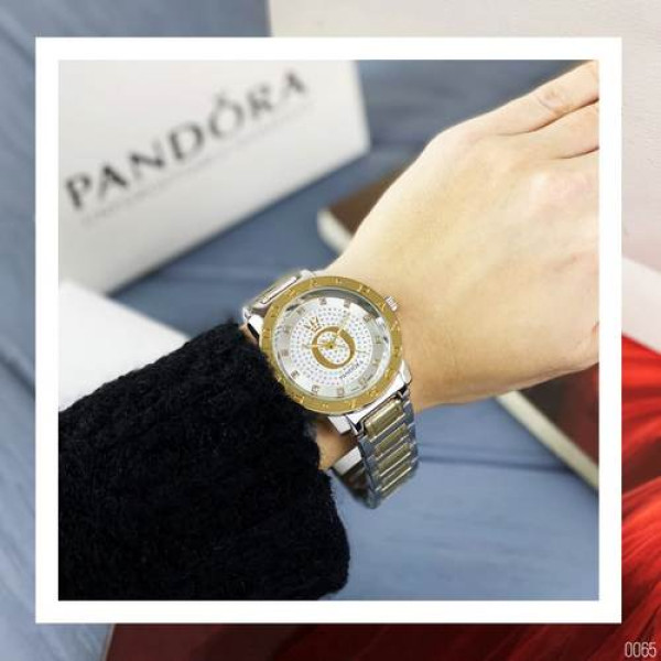 Наручний годинник Pandora 6301 Z Diamonds Silver-Gold-Silver, 1036-0065, Pandora