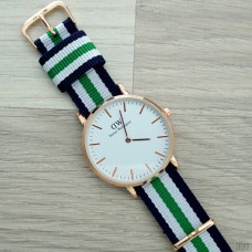 Daniel Wellington 38 мм Blue-White-Cuprum