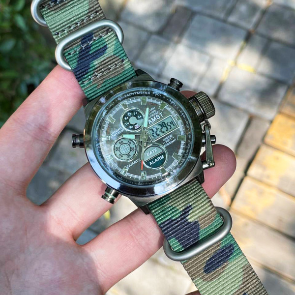 AMST 3003C Black-Nato Camo Woodland, 1094-0080, AMST