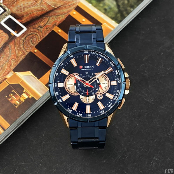 Curren 8363 Blue-Cuprum, 1008-0178, Curren