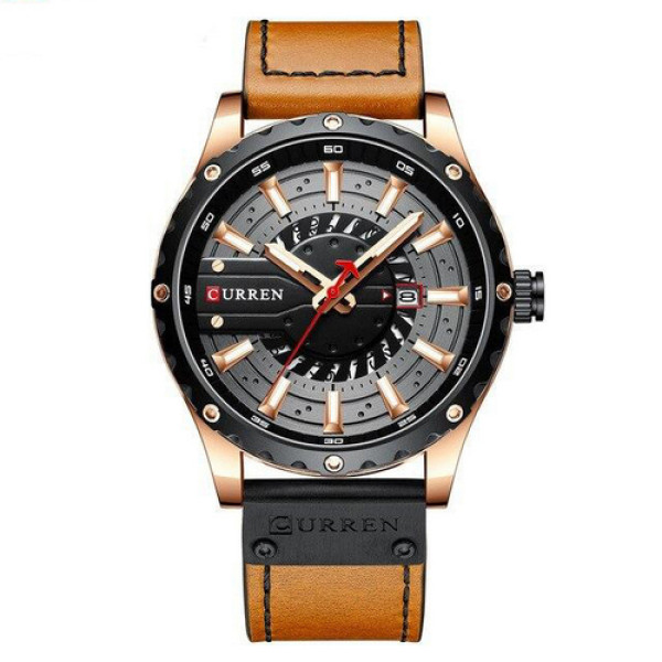 Curren 8374 Brown-Cuprum-Black, 1008-0272, Curren