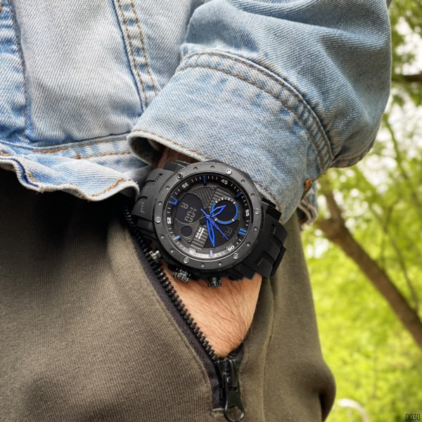 Sanda 6012 Black-Blue