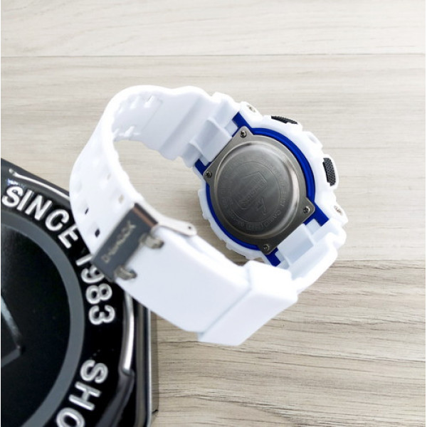Casio G-Shock GA-100 White-Blue-Black
