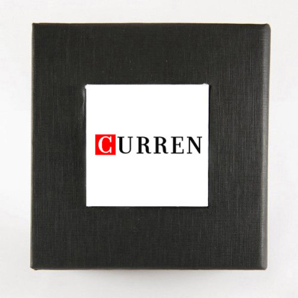 Коробка для годинників з логотипом Curren Black 1000-0179