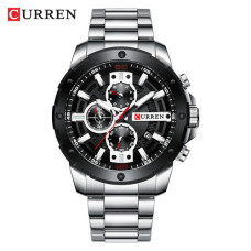 Curren 8336 Silver-Black
