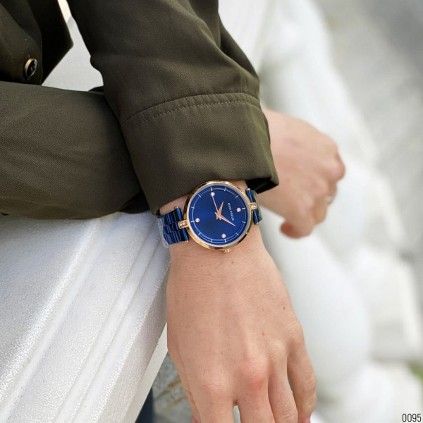 Наручний годинник Mini Focus MF0120L.03 Blue-Cuprum Diamonds, 1095-0095, Mini Focus