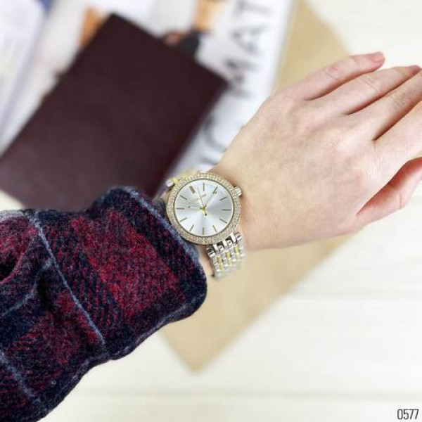 Michael Kors 6056D Gold-Silver-Gold, 1016-0577, Michael Kors