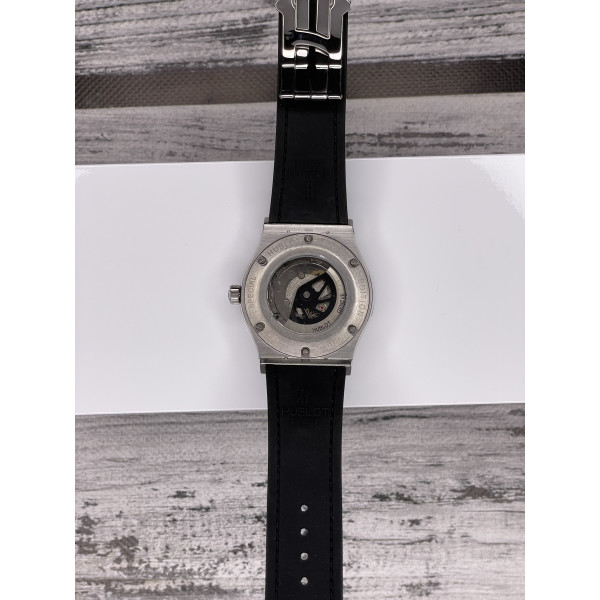 Hublot Classic Fusion Silver-Black Sceletone Automatic
