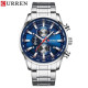 Curren 8351 Silver-Blue, 1008-0231, Curren