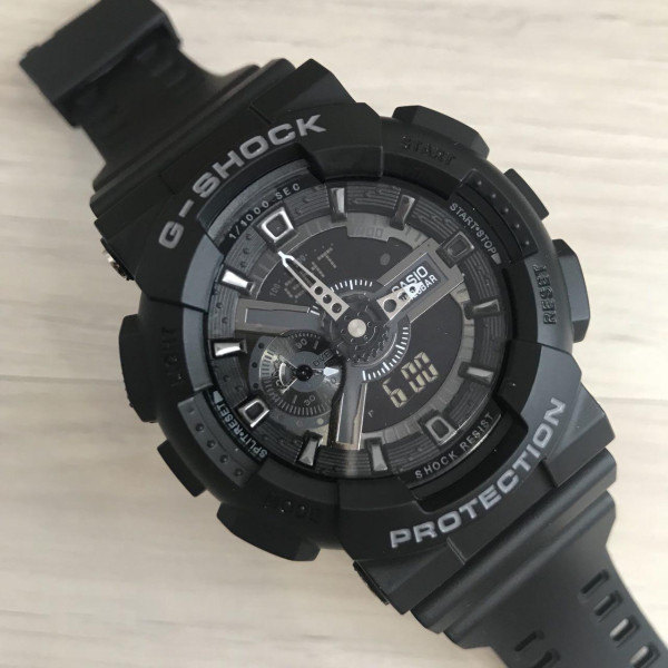 Casio G-Shock GA-110 Black-Silver New