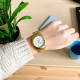 Rolex A135 Gold-White