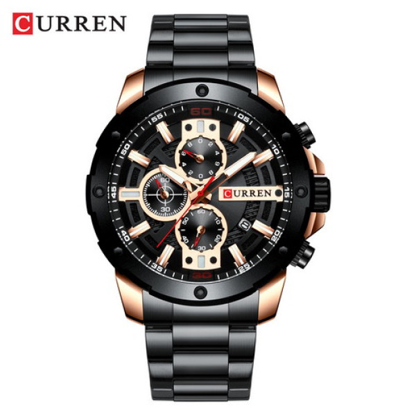 Curren 8336 Black-Cuprum, 1008-0256, Curren