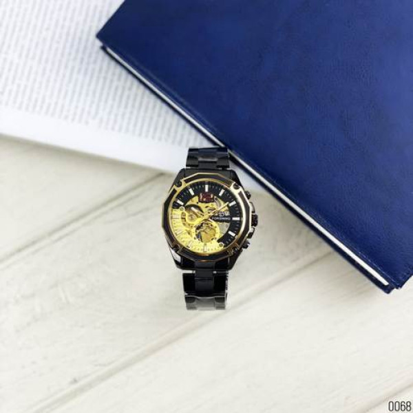 Forsining GMT 1183 Black-Gold