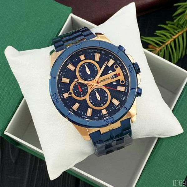 Curren 8337 Blue-Cuprum