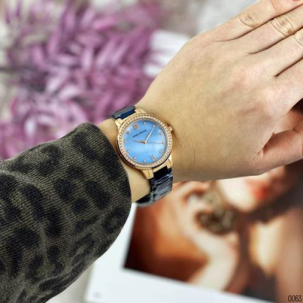 Наручний годинник Mini Focus MF0226L.04 Blue-Gold Diamonds, 1095-0063, Mini Focus