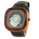 Sevenfriday Leather Orange-Black, 1075-0008, Sevenfriday