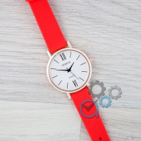 Geneva Silicone Red-Gold-White