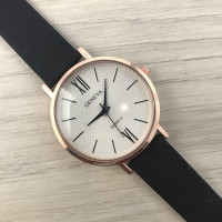 Geneva Silicone Black-Gold-White