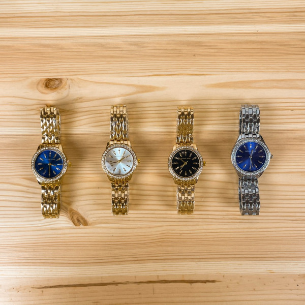 Michael Kors MK-A158 Gold-Blue, 1016-0612, Michael Kors