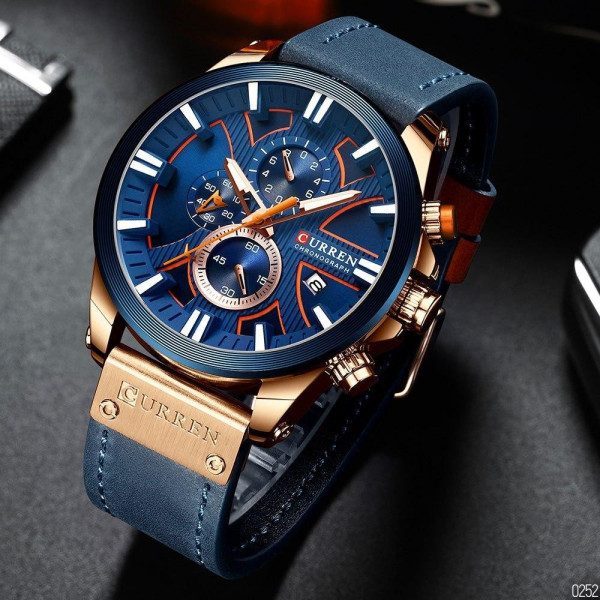 Curren 8346 Blue-Cuprum, 1008-0252, Curren