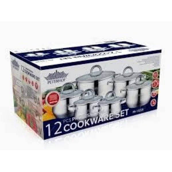 Набор кастрюль Peterhof 12 предметов PH-15235